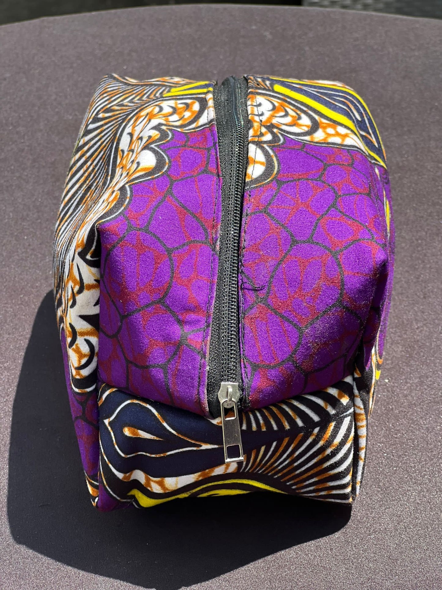 Ankara Print Clipper bag