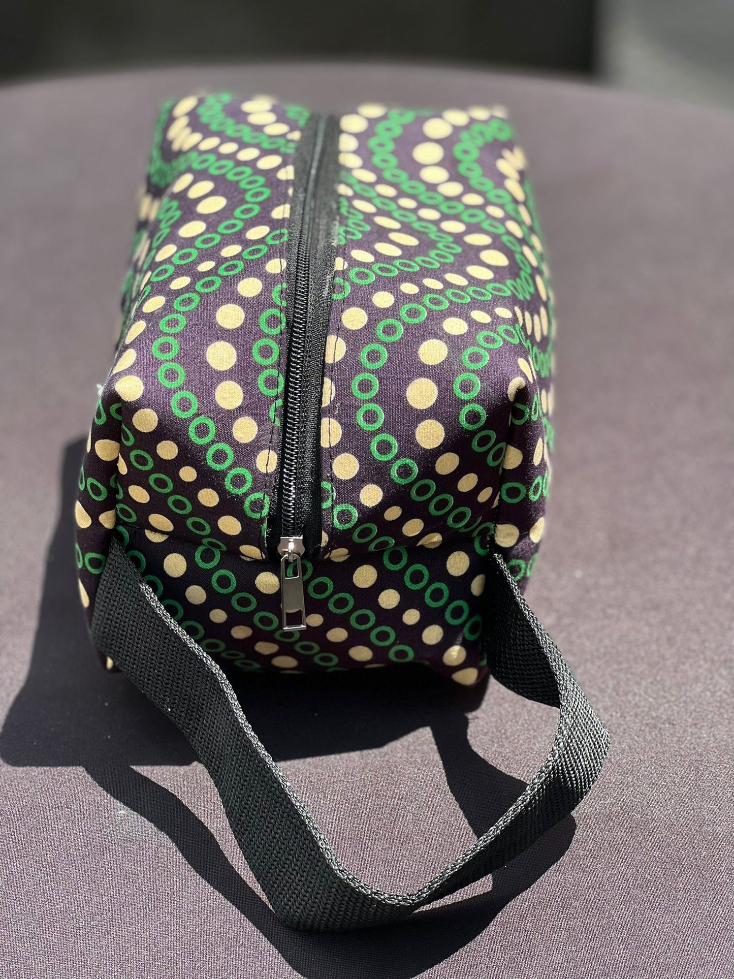 Handmade Ankara Print Clipper/Toilet Bag