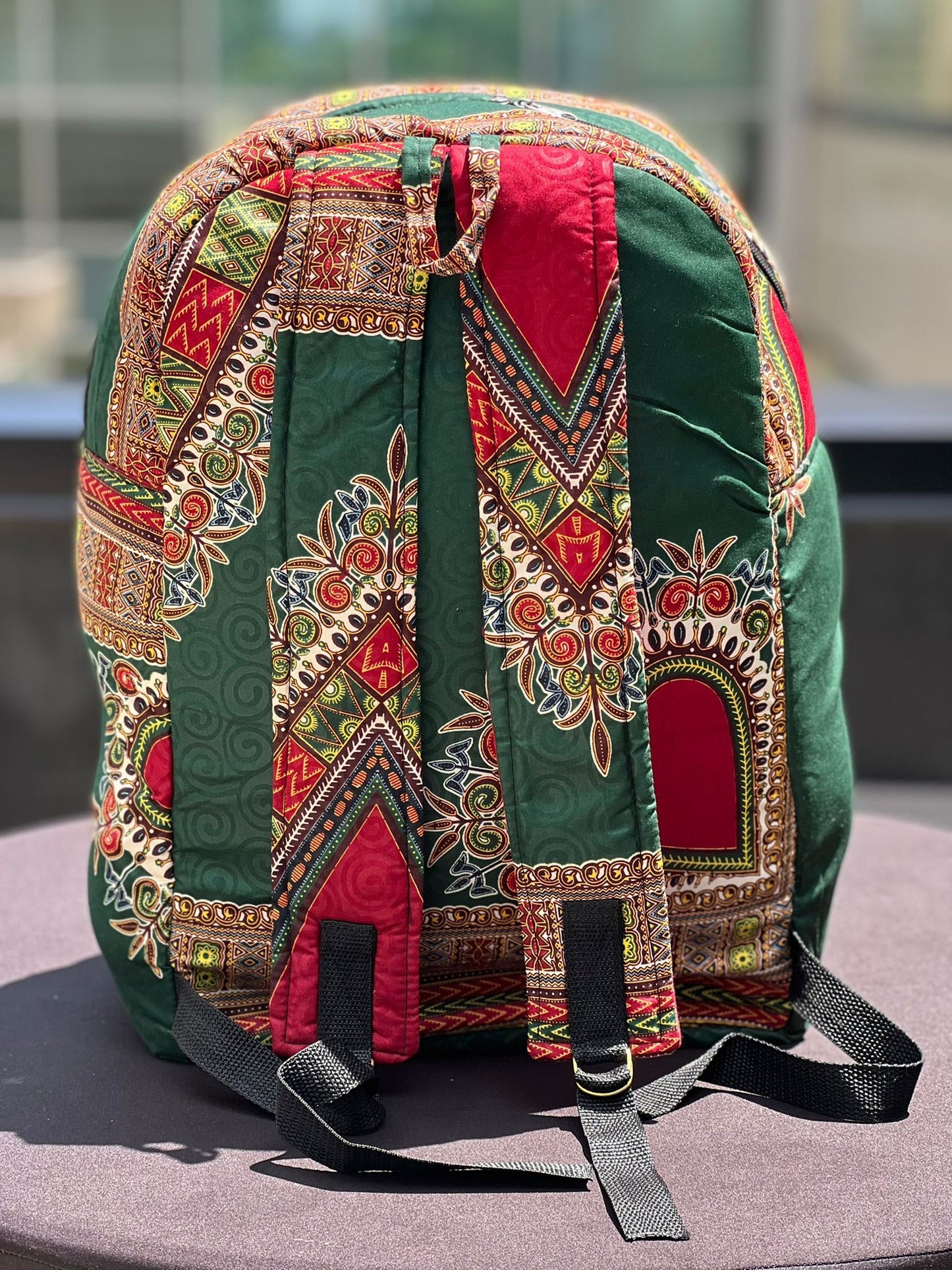 Handmade African Print Backpack