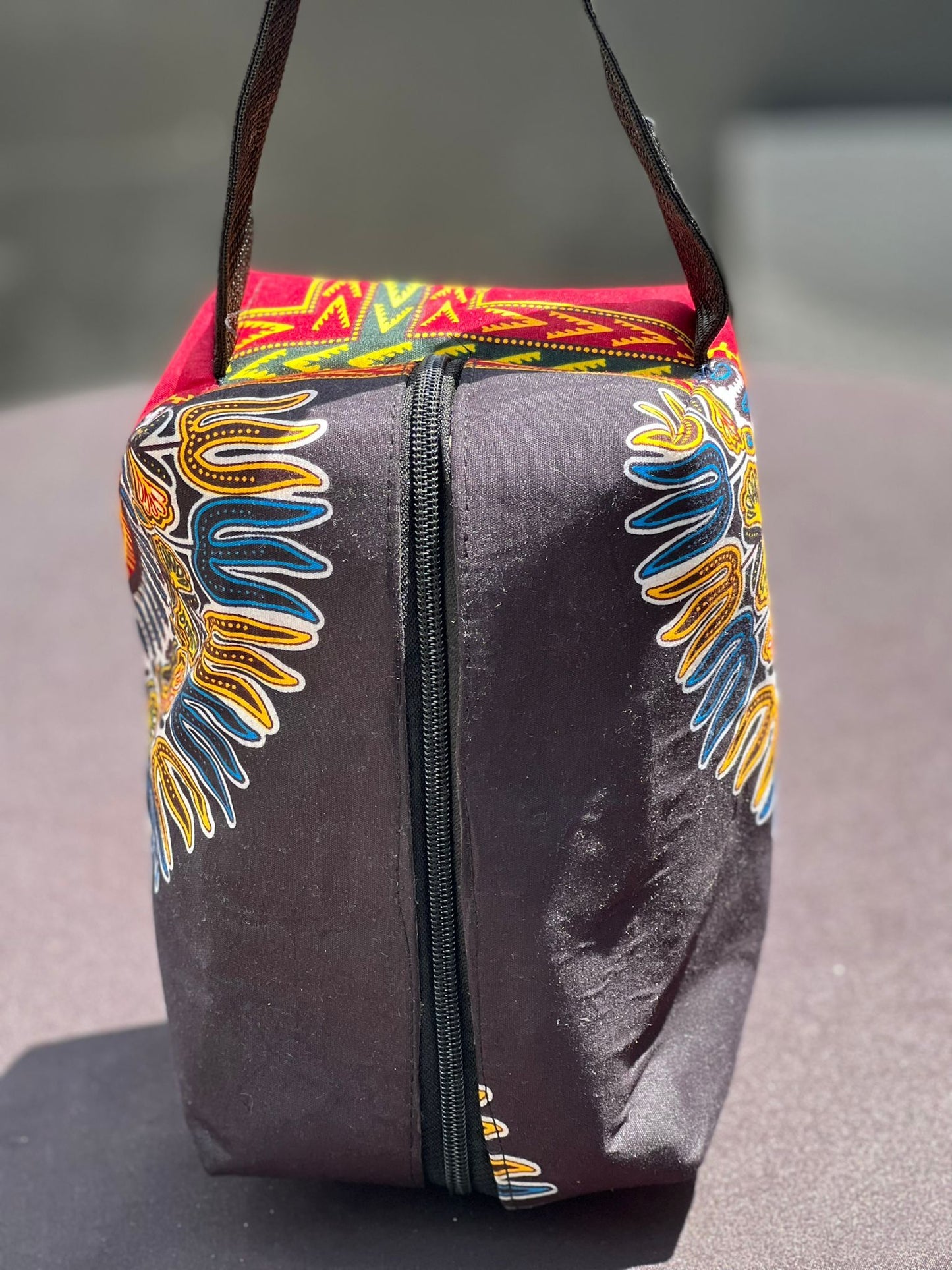 Ankara Print Clipper/Toilet Bag