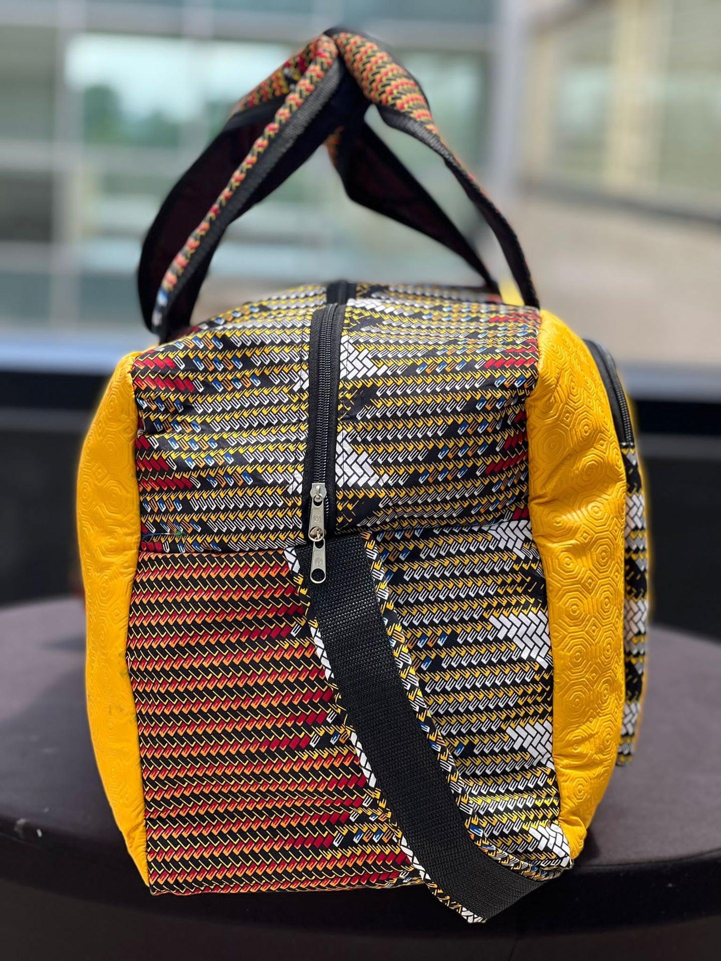 African Print Gym/Travel Bag(Large)